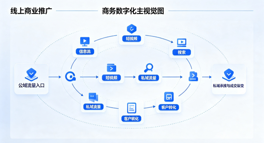 长治线上商业推广怎么做？全域流量闭环搭建与低成本转化实战指南